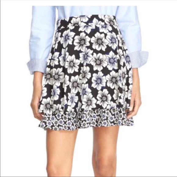 NWT Kate Spade Tiered Floral Mini Skirt - Picture 3 of 6